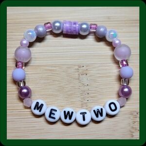 Mewtwo- Friendship Bracelet, Size 6"